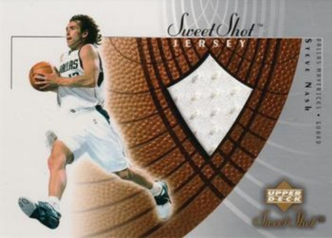 Steve Nash 2002 Upper Deck Sweet Shot #SN-J Jerseys RAW