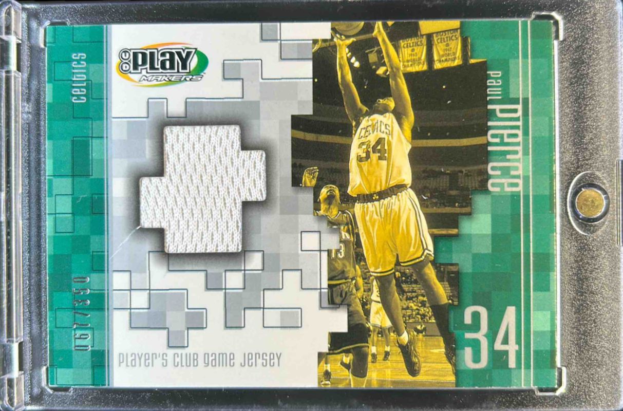 Paul Pierce 2002 Upper Deck Sweet Shot #PP-J Jerseys RAW