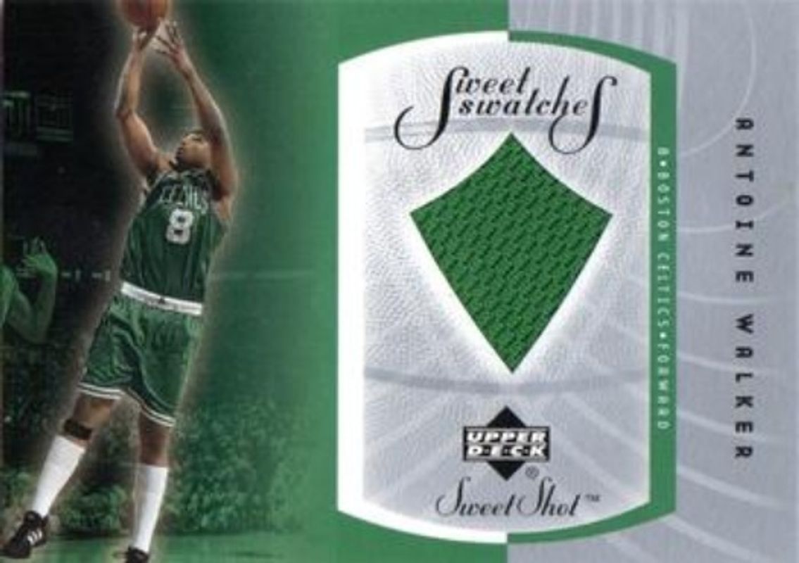 Antoine Walker 2002 Upper Deck Sweet Shot #AW-S Sweet Swatches RAW