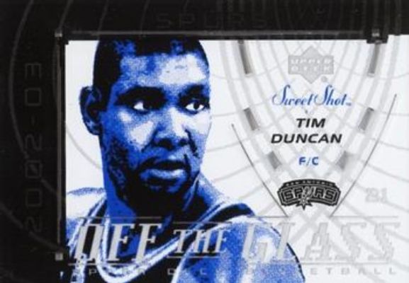 2002 Upper Deck Sweet Shot #G-10 Off the Glass