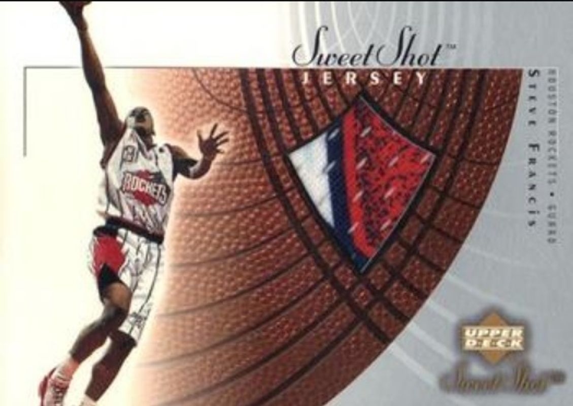 Steve Francis 2002 Upper Deck Sweet Shot #SF-J Jerseys RAW