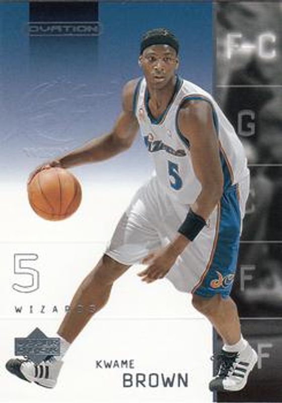 Kwame Brown 2002 Upper Deck Ovation #90 Base /2999 RAW