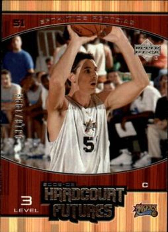 Efthimios Rentzias 2002 Upper Deck Hardcourt #91 Base /1999 Rookie RAW