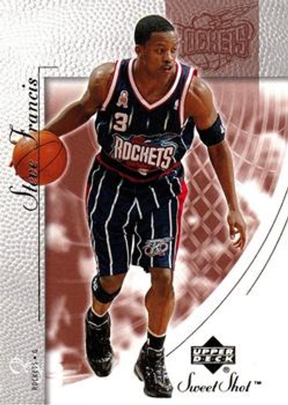 Steve Francis 2002 Upper Deck Sweet Shot #25 Base /999 RAW