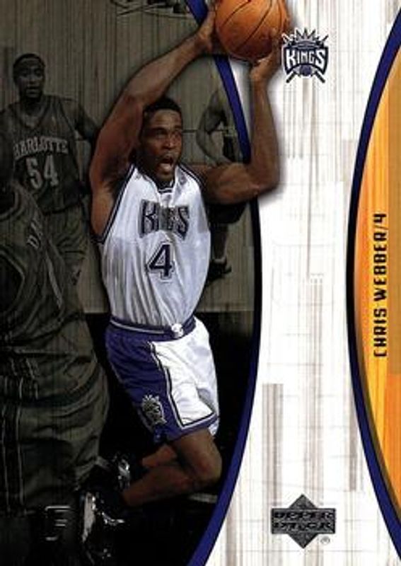 Chris Webber 2002 Upper Deck Hardcourt #72 Base /1999 RAW
