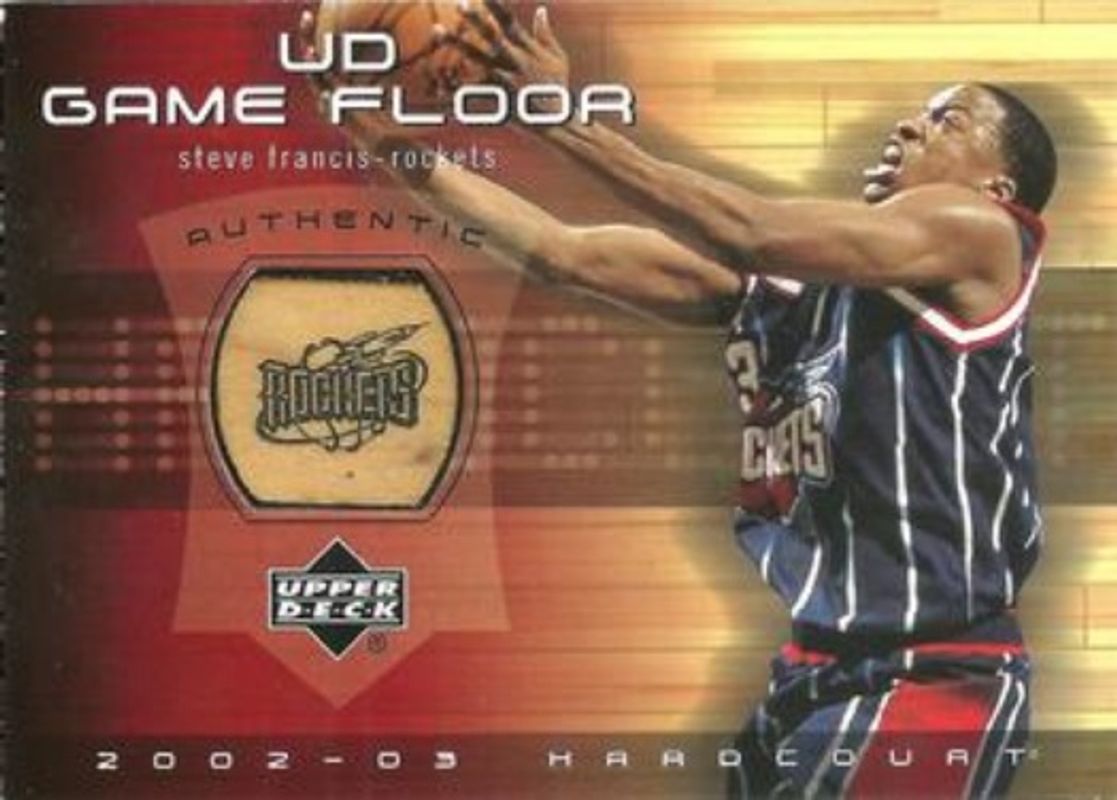 Steve Francis 2002 Upper Deck Hardcourt #SF-F UD Game Floor RAW