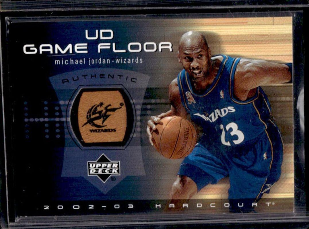 Michael Jordan 2002 Upper Deck Hardcourt #MJ-F UD Game Floor RAW