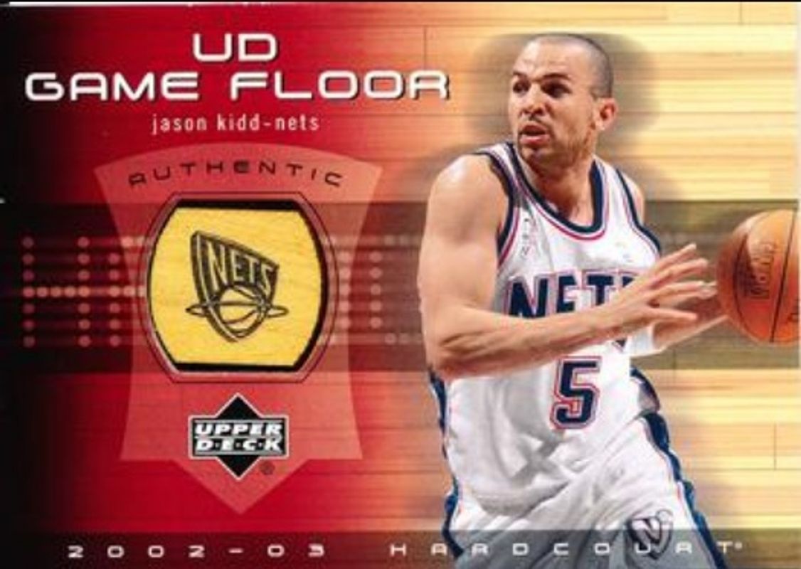 Jason Kidd 2002 Upper Deck Hardcourt #JK-F UD Game Floor RAW