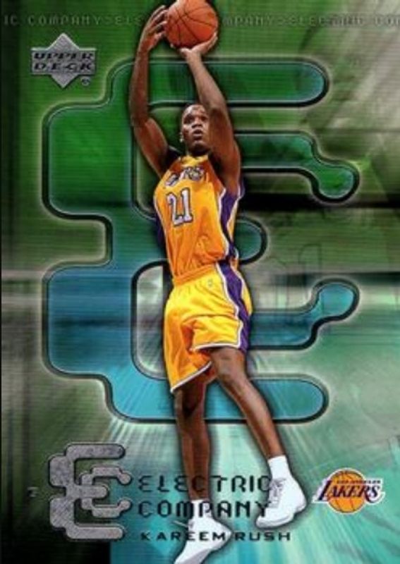 Kareem Rush 2002 Upper Deck #EC6 Electric Company Rookie RAW