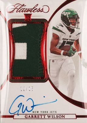 2022 Flawless #RPA-GW Rookie Patch Auto - Ruby /15
