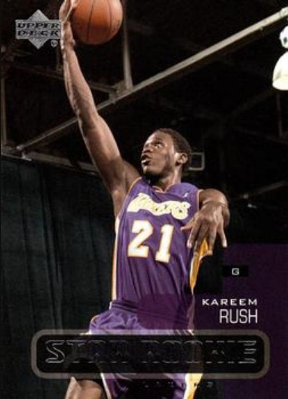 Kareem Rush 2002 Upper Deck #191 Base Rookie RAW