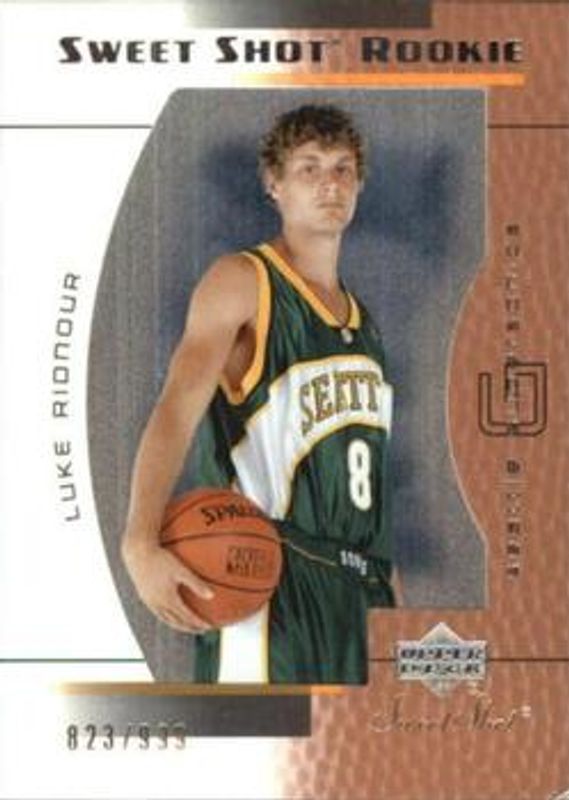 Luke Ridnour 2003 Upper Deck Sweet Shot #104 Base /799 RAW