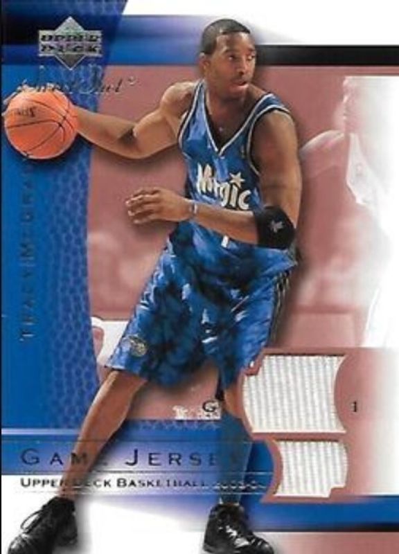 Tracy McGrady 2003 Upper Deck Sweet Shot #TM-J Game Jersey RAW