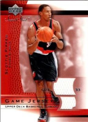 2003 Upper Deck Sweet Shot #SP-J Game Jersey