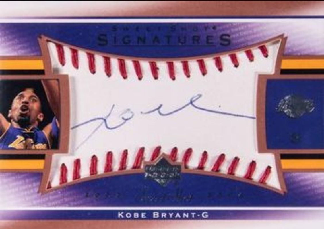 Kobe Bryant 2003 Upper Deck Sweet Shot #KB-A Sweet Spot Signatures RAW