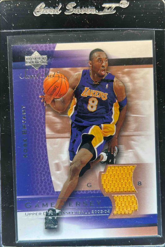 Kobe Bryant 2003 Upper Deck Sweet Shot #KB-J Game Jersey RAW