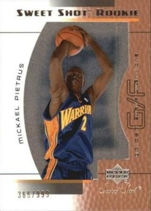 Mickael Pietrus 2003 Upper Deck Sweet Shot #101 Base /799 RAW