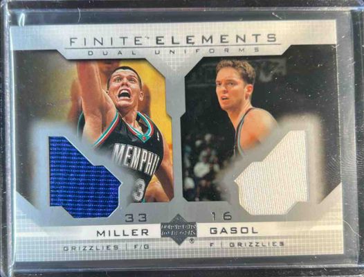 2003 Upper Deck Finite #FS15 Elements Dual Uniforms