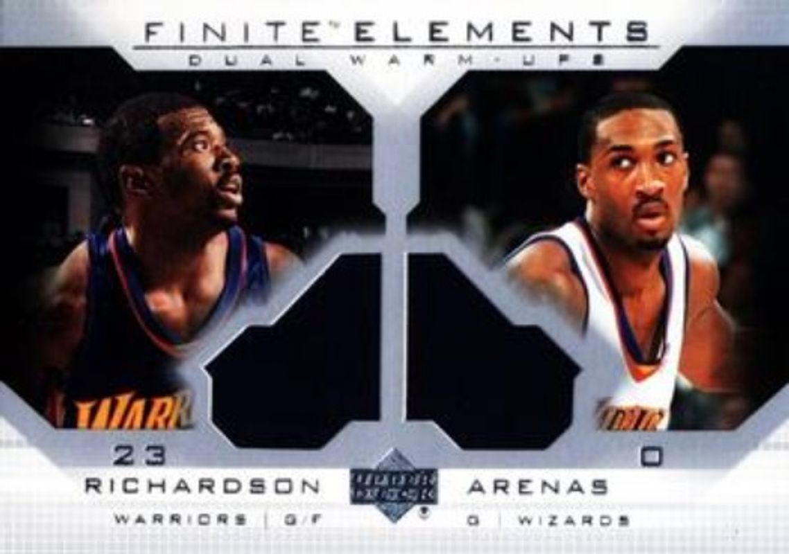 2003 Upper Deck Finite #FE9 Elements Dual Warmups /50