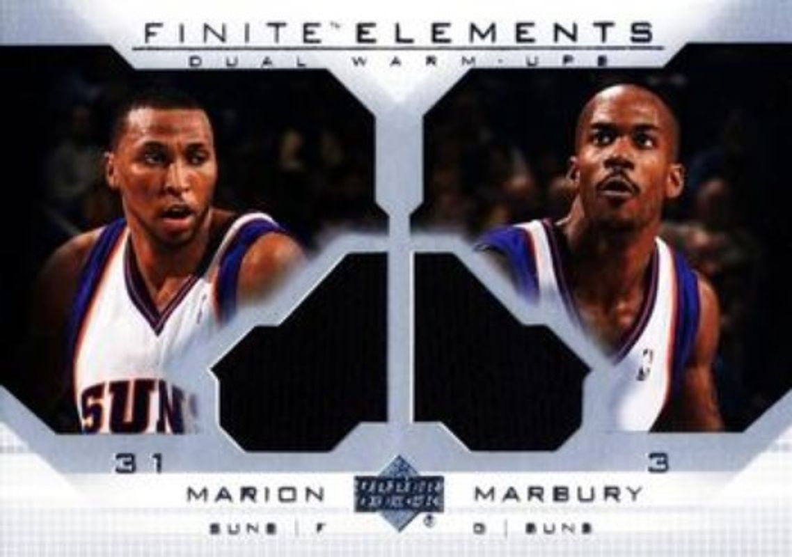 2003 Upper Deck Finite #FE13 Elements Dual Warmups /50