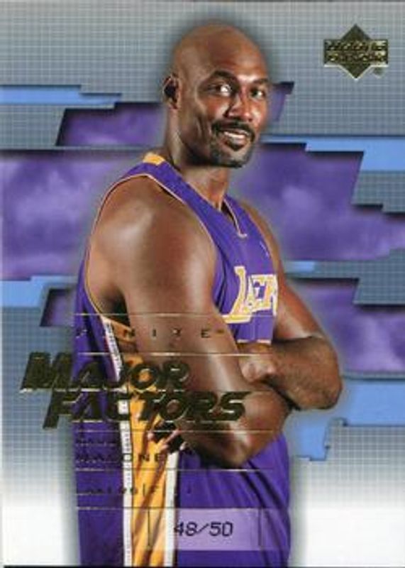 Karl Malone 2003 Upper Deck Finite #283 Gold /25 RAW