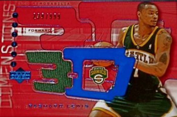 2003 Upper Deck Triple Dimensions #3DW39 3-D Warmups /999