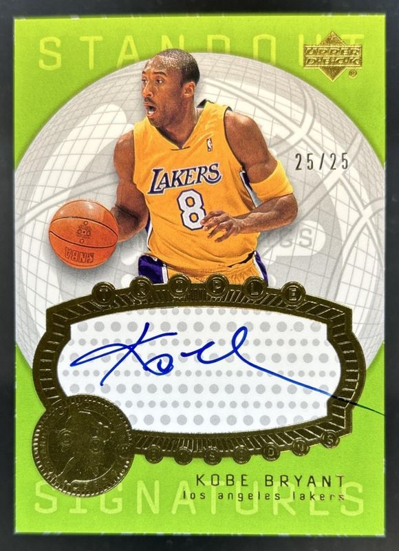 Kobeページ Kobe Bryant 2003 Upper Deck Triple Dimensions #STA1 Standout Sigs