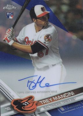 2017 Topps Chrome #RA-TM Rookie Auto - Blue Refractor /150