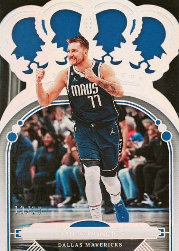 Luka Doncic 2022 Crown Royale #80 Asia Silver /18 RAW