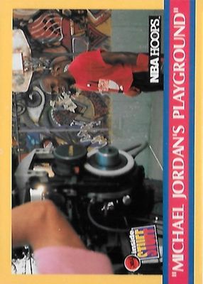 1990 Hoops #382 Behind the Scenes ("MJ's Playground")
