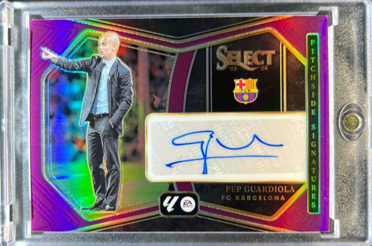 2023 Select La Liga #PS-PG Pitchside Signatures Purple /25