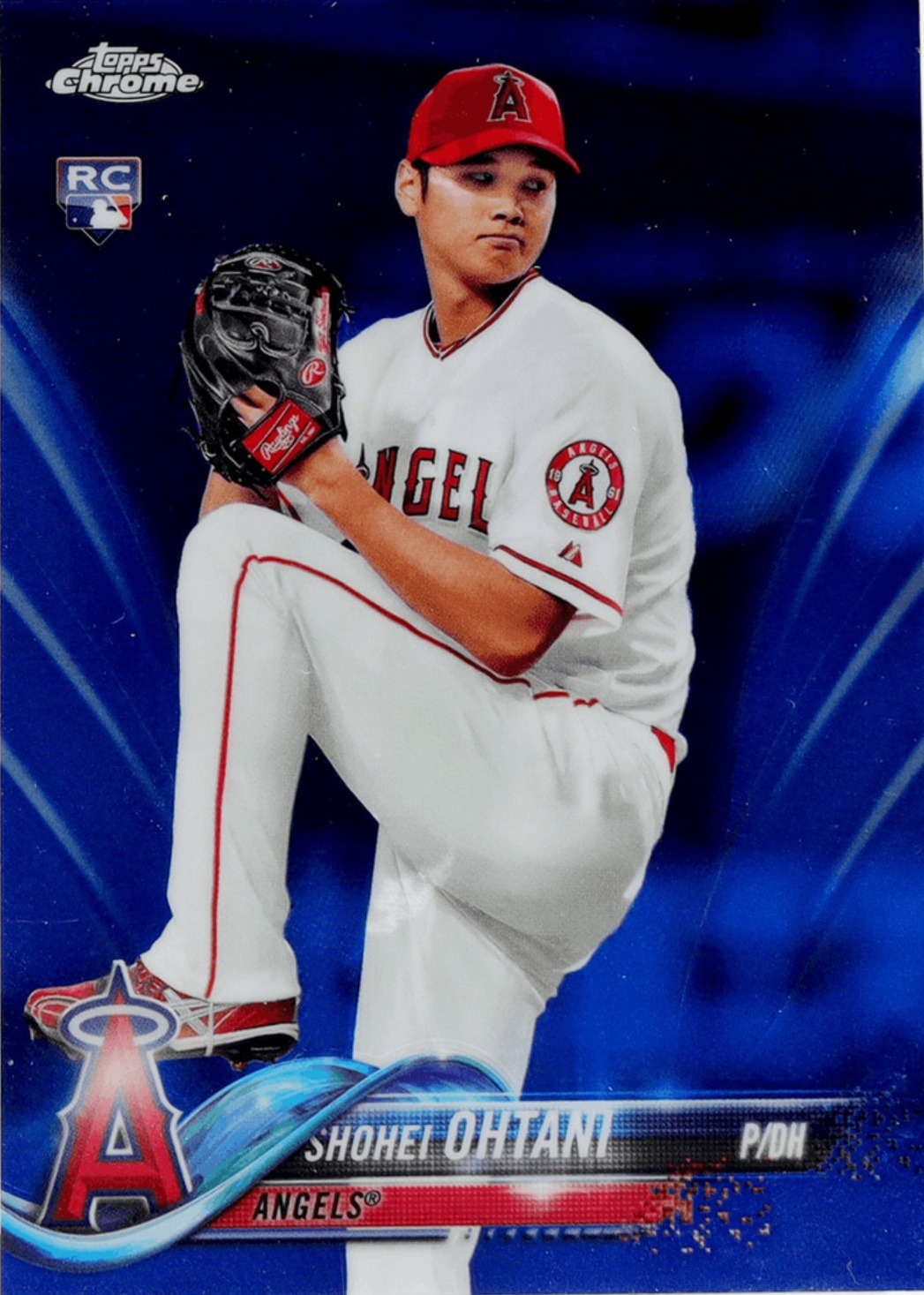 Shohei Ohtani 2018 Topps Chrome #150 Blue Refractor /150