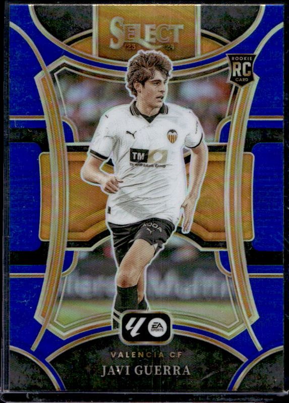 Javi Guerra 2023 Select La Liga #195 Blue Rookie RAW