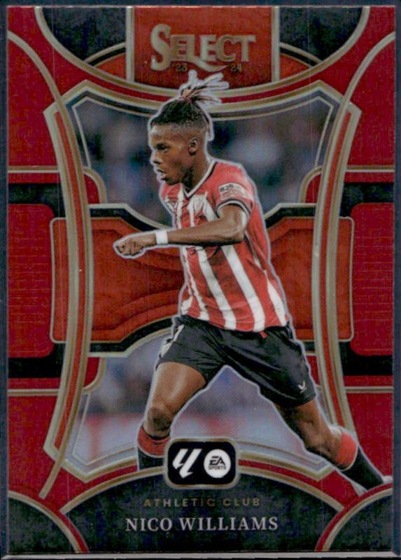 Nico Williams 2023 Select La Liga #107 Red RAW