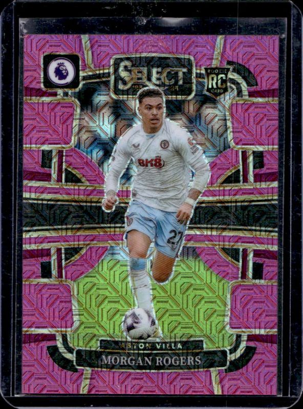 Morgan Rogers 2023 Select Premier League #14 Pink Mojo /325 Price