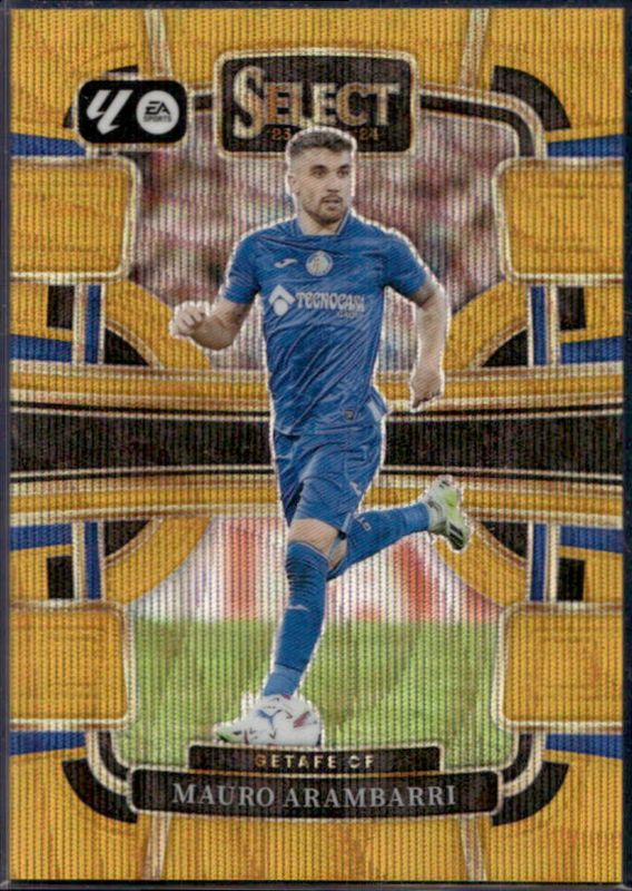 Mauro Arambarri 2023 Select La Liga #35 Gold Wave /10 RAW