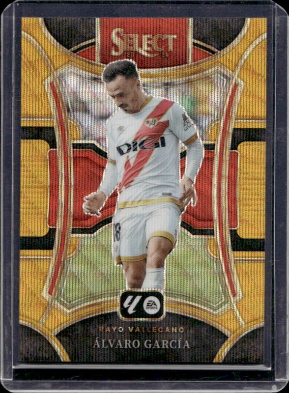 Alvaro Garcia 2023 Select La Liga #154 Gold Wave /10 RAW