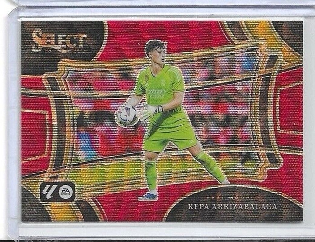 Kepa Arrizabalaga 2023 Select La Liga #244 Red Wave /65 RAW