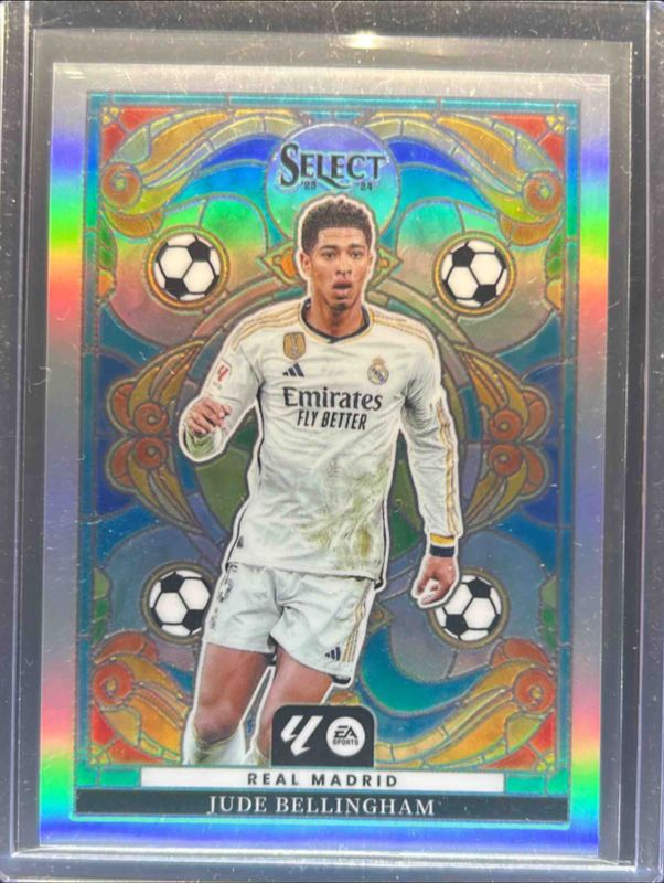 Jude Bellingham 2023 Select La Liga #13 Stained Glass RAW