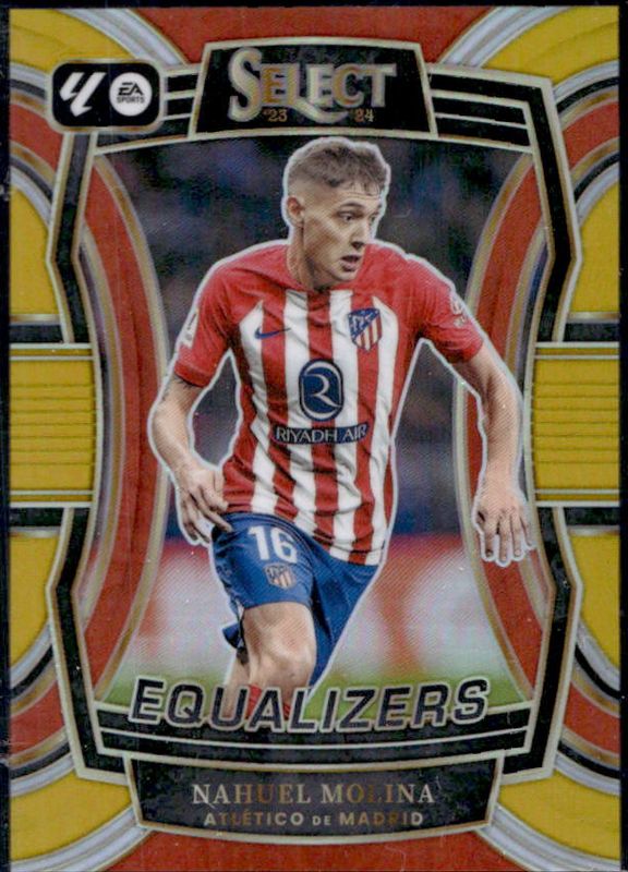 Nahuel Molina 2023 Select La Liga #2 Equalizers Gold /10 RAW