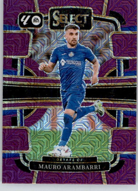 Mauro Arambarri 2023 Select La Liga #35 Purple Mojo RAW