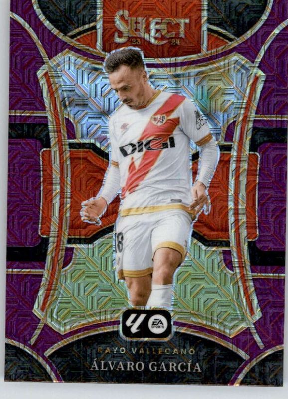 Alvaro Garcia 2023 Select La Liga #154 Purple Mojo RAW
