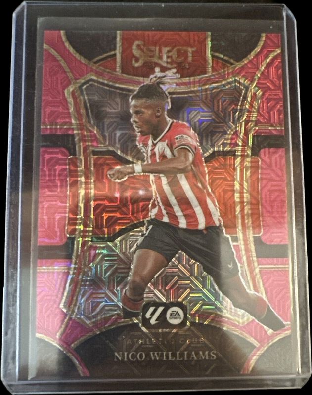 Nico Williams 2023 Select La Liga #107 Pink Mojo /115 RAW