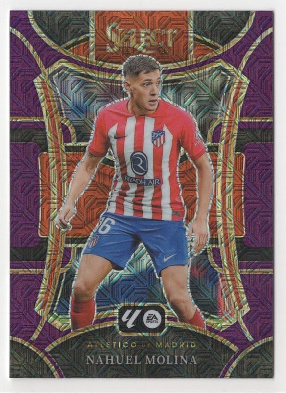 Nahuel Molina 2023 Select La Liga #115 Purple Mojo RAW