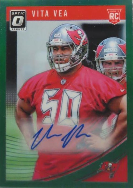 2018 Optic #104 Rookie Autographs - Green /5