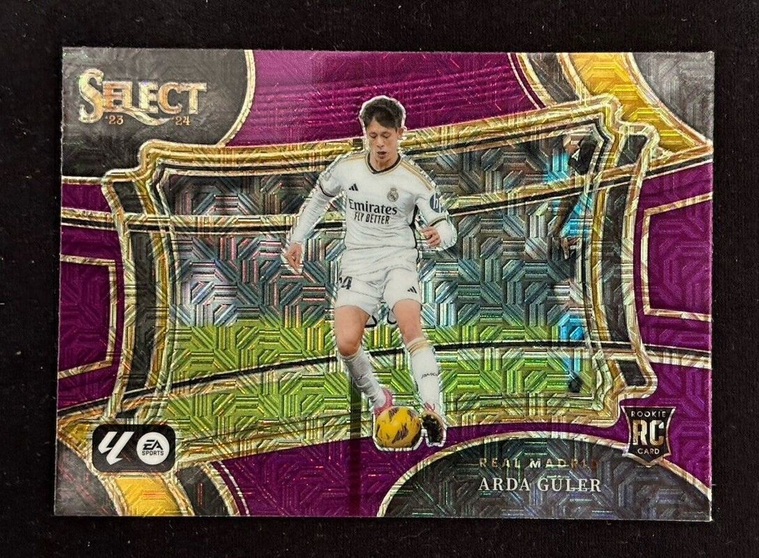 Arda Guler 2023 Select La Liga #237 Purple Mojo Rookie RAW