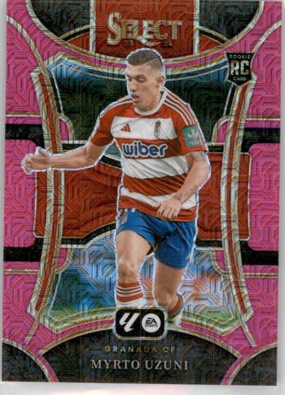 Myrto Uzuni 2023 Select La Liga #151 Pink Mojo /115 RAW