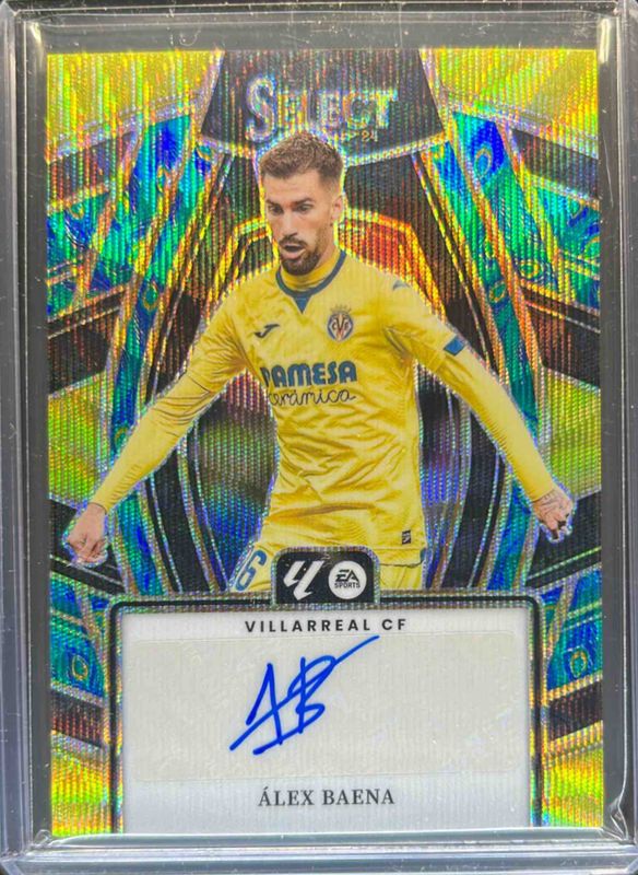 Alex Baena 2023 Select La Liga #SE-AB Select Signatures Peacock RAW