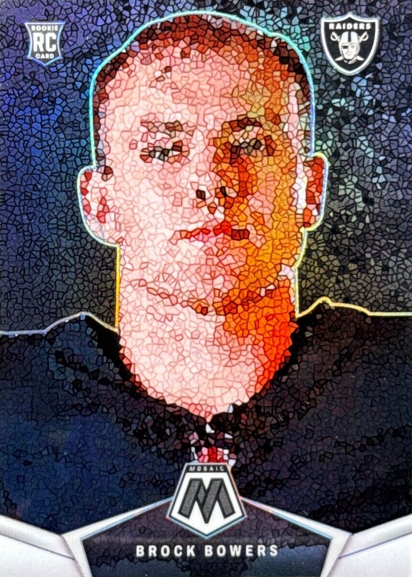 Brock Bowers 2024 Mosaic #8 Micro Mosaic /(SSP) Price Guide