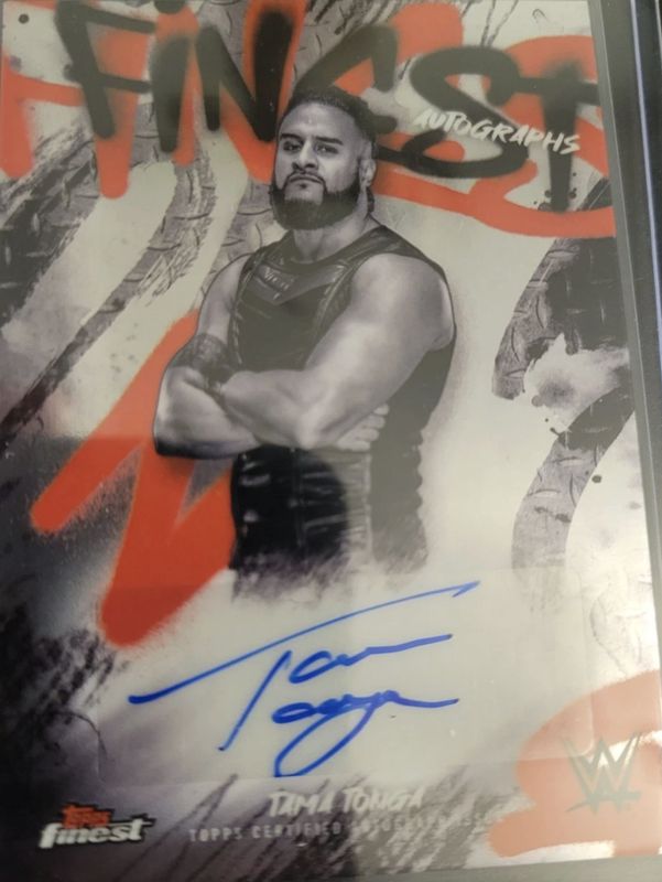 2025 Topps Finest WWE #FA-TNG Finest Autographs